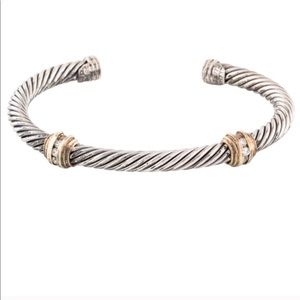 David Yurman Cable Classics Bracelet w Diamonds